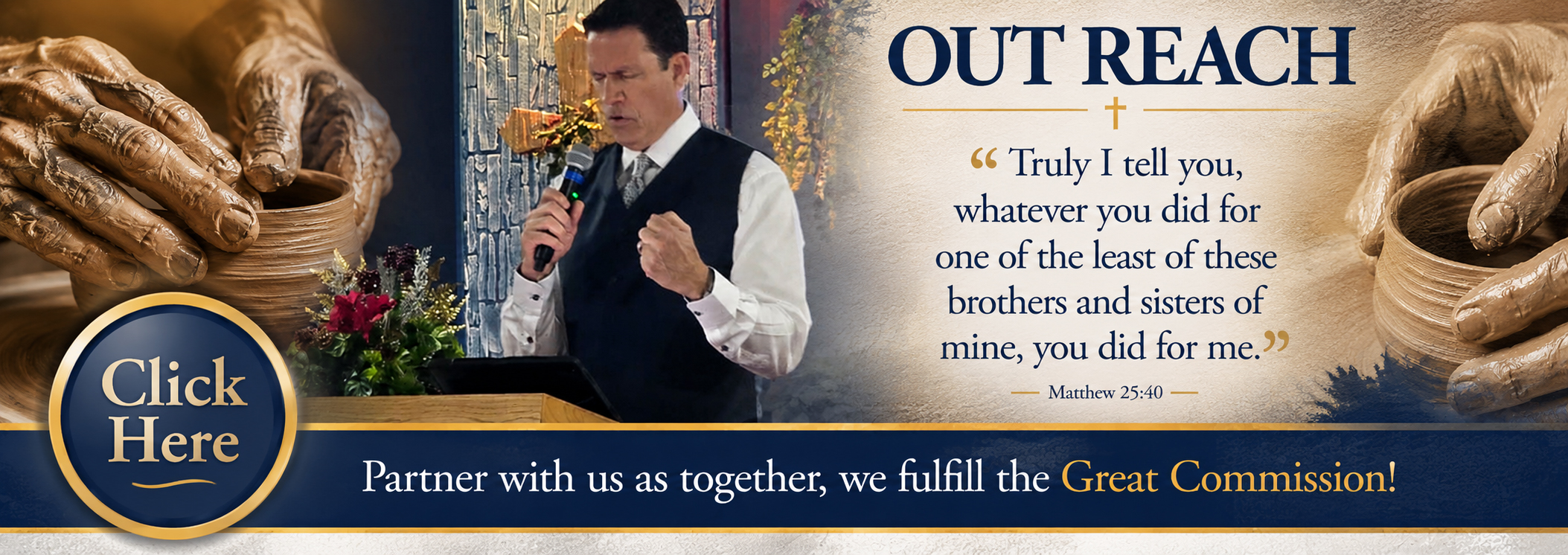 Partner with Overcome Christian Ministries as together we fulfill the Great Commission